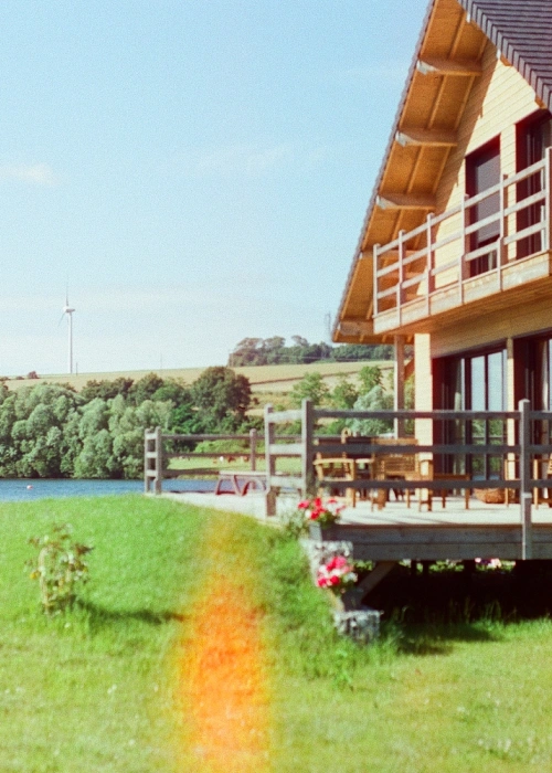 Façade and terrace of the Maison Canadienne