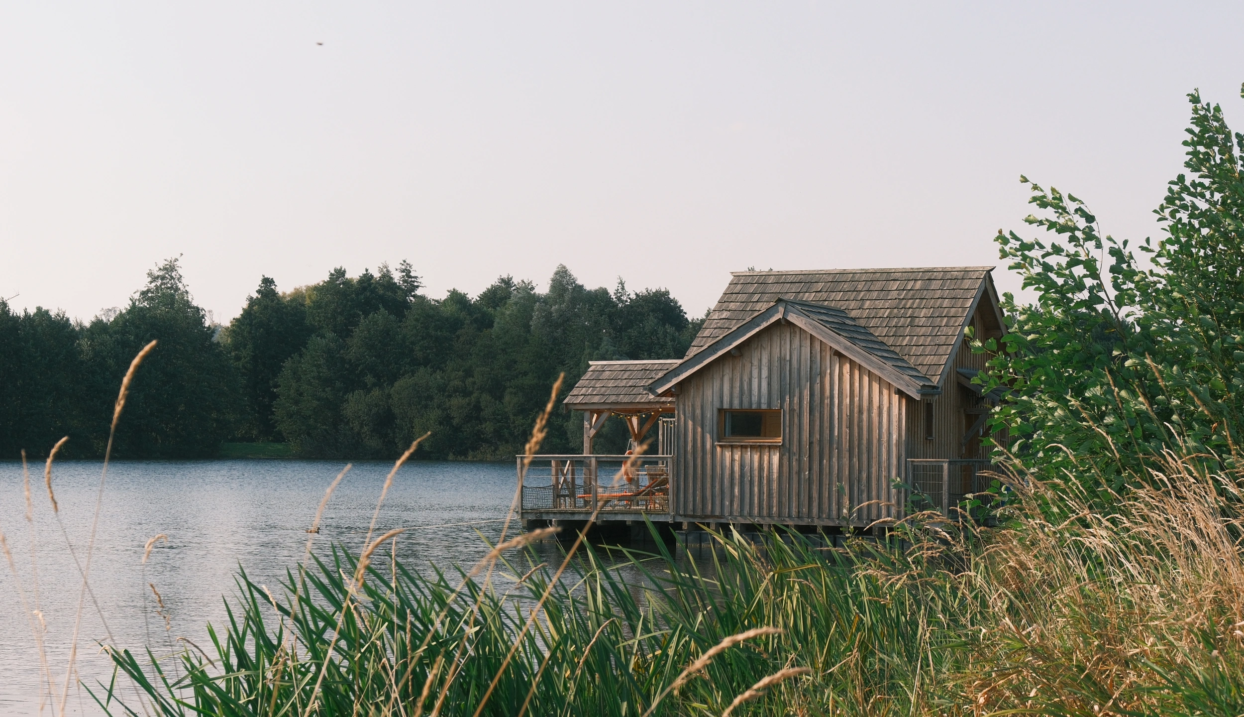 Cabane sur l'eau avec bain nordique, LieuDieu