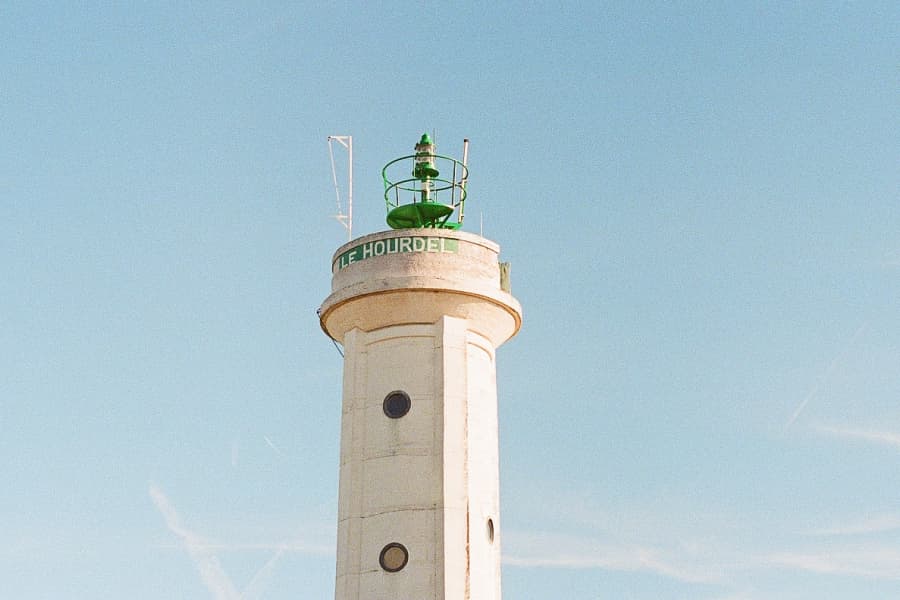 The Hourdel lighthouse